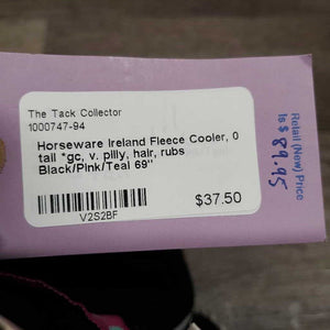 Fleece Cooler, 0 tail *gc, v. pilly, hair, rubs