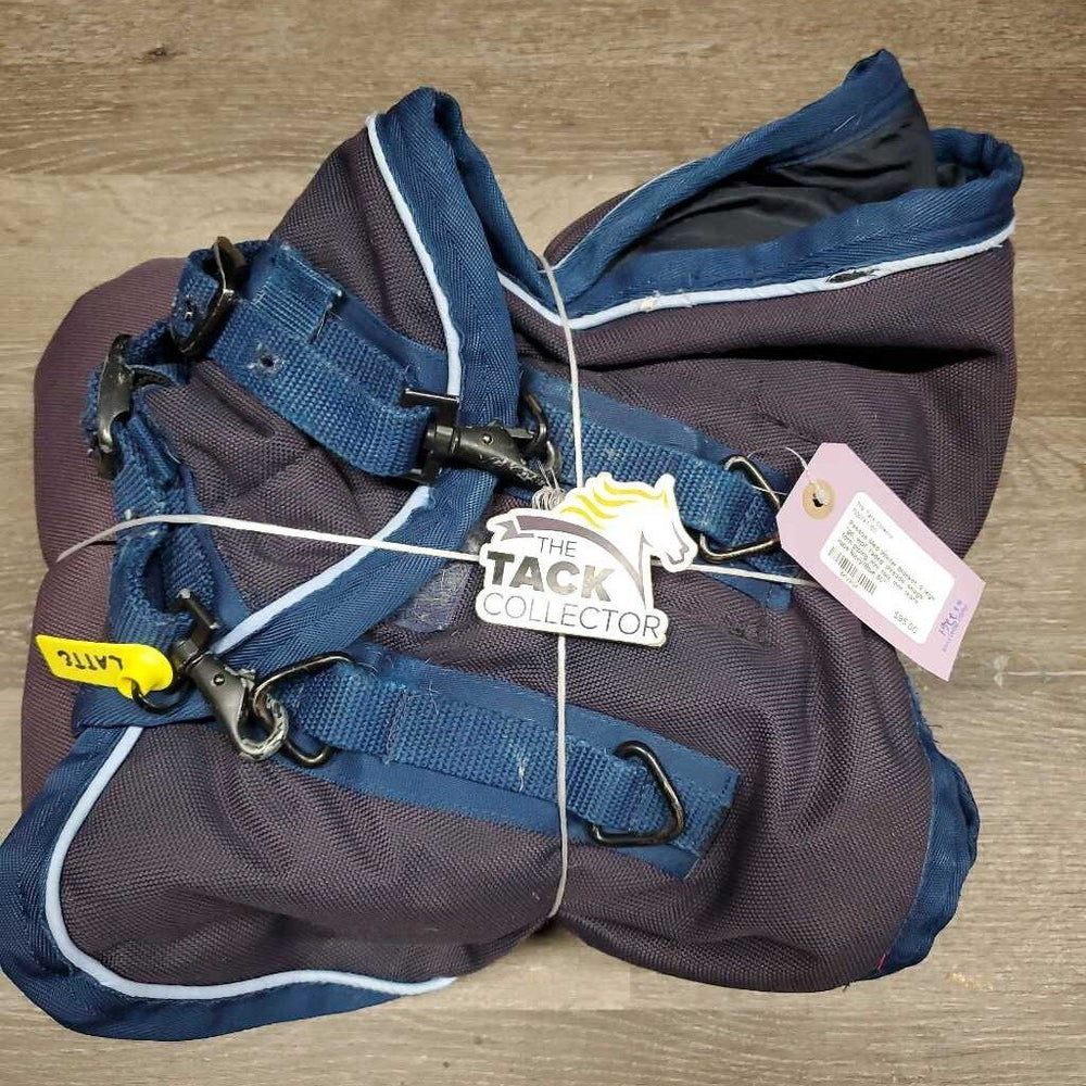 Med Winter Blanket, 2 legs *gc, wpf, faded, threads, snags, torn piping, mnr hair, mnr tears, rubs