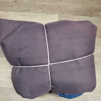 Med Winter Blanket, 2 legs *gc, wpf, faded, threads, snags, torn piping, mnr hair, mnr tears, rubs
