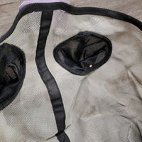 Hard Mesh Fly Mask, ears, nose *gc, dirt, pills, mnr holes, threads, stains?
