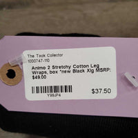 2 Stretchy Cotton Leg Wraps, box *new
