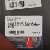 2 Stretchy Cotton Leg Wraps, box *new
