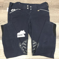 Euro Seat Breeches *gc/fair, mnr hair & stains, faded, stretched & puckered seams, broken seat elastics
