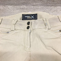 EuroSeat Breeches *gc, mnr hair, puckers, discolored seat & legs, older
