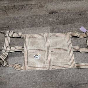 Cotton Web Closed Stall Guard, snaps *gc, dirt, hair, stains, stiff snaps, dingy, rust