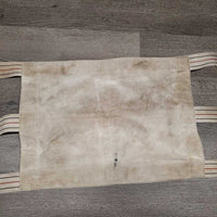 Cotton Web Closed Stall Guard, snaps *gc, dirt, hair, stains, stiff snaps, dingy, rust
