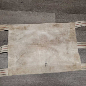 Cotton Web Closed Stall Guard, snaps *gc, dirt, hair, stains, stiff snaps, dingy, rust