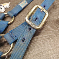 Thick Hvy Nylon Halter *gc, dirty, stains, frayed holes, marker, older
