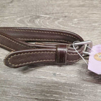 Soft Narrow Rubber Lined Reins, finger stoppers *vgc, mnr threads, clean
