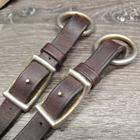 Leather & Elastic Breastplate, Snaps, Running Martingale Attach *gc, dirt, stains, hair, xholes, thin fleece, older, mnr faded
