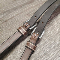 Adjustable Leather Running Attachment Only, buckle *like new/xc, clean, bent/sharp roller buckle
