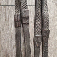 Rsd Figure 8 Bridle, Rubber Reins *gc, mnr dirt, dry, dents, rubs, stiff, tape residue, NO CHEEKS
