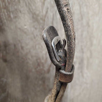 Rsd Figure 8 Bridle, Rubber Reins *gc, mnr dirt, dry, dents, rubs, stiff, tape residue, NO CHEEKS
