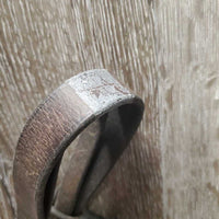 Rsd Figure 8 Bridle, Rubber Reins *gc, mnr dirt, dry, dents, rubs, stiff, tape residue, NO CHEEKS
