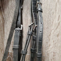 Soft Rsd Padded Bridle, Bling, Buckles *gc, NO Flash, clean & mnr dirt, tape residue, xholes
