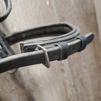 Soft Rsd Padded Bridle, Bling, Buckles *gc, NO Flash, clean & mnr dirt, tape residue, xholes
