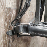 Rsd Padded Monocrown Bridle, Crank, Flash *vgc/gc, clean, mnr faded, creased, crackles, loose keepers, stiff, rubs & film, dry, older
