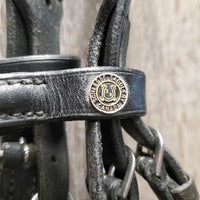 Rsd Padded Monocrown Bridle, Crank, Flash *vgc/gc, clean, mnr faded, creased, crackles, loose keepers, stiff, rubs & film, dry, older
