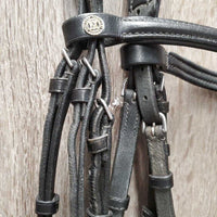 Rsd Padded Monocrown Bridle, Crank, Flash *vgc/gc, clean, mnr faded, creased, crackles, loose keepers, stiff, rubs & film, dry, older
