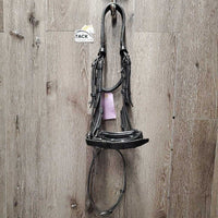 Rsd Padded Monocrown Bridle, Crank, Flash *vgc/gc, clean, mnr faded, creased, crackles, loose keepers, stiff, rubs & film, dry, older
