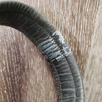 Monocrown Rsd Padded Dressage Bridle, Crank, Braided Reins *gc, rubs, faded, clean, NO Flash, tape residue, mnr sticky