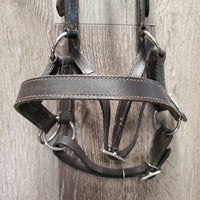 Western Sidepull *vgc, clean, stiff, dents, NO Throat, creases
