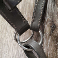 Western Sidepull *vgc, clean, stiff, dents, NO Throat, creases
