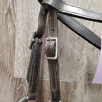 Western Sidepull *vgc, clean, stiff, dents, NO Throat, creases