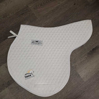 Fitted Quilt Hunter Saddle Pad, bag *xc/like new, mnr hair, dirt
