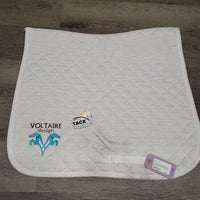 Quilt Dressage Saddle Pad *gc, clean, dingy, pilly, stains, mnr threads, hair