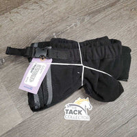 Snug Fit Fleece Neck Liner Attachment, zip *vgc, clean, undone stitching, mnr hair, repairs, pills, threads
