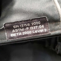 Hard Shell Safety Vest, zip, BETA 2000: Level 2 *gc, dirty, stains, hairy, faded, weak velcro, rubs, pills, older