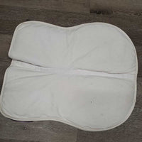 Saddle Fit 4 Life Memory Foam Half Pad *vgc, older,clean, mnr hair, pills, rubs, stains, creases, puckers, dingy
