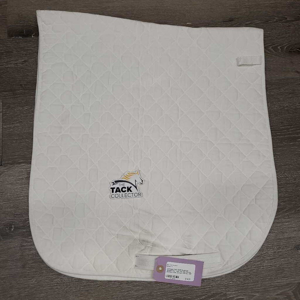 Quilt Dressage Saddle Pad *vgc, mnr hair, stains, puckers, rubs, puckers