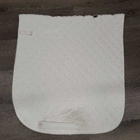 Quilt Dressage Saddle Pad *vgc, mnr hair, stains, puckers, rubs, puckers
