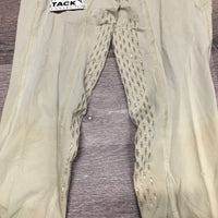 Full Seat Sticky Riding Tight Breeches *gc, puckers, pilly, mnr stains, older, v.rubbed seat & legs, seam rubs
