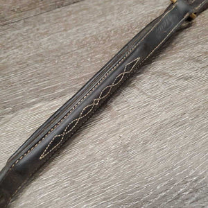 Rsd/FS Padded Thick Soft Leather & Elastic Breastplate, 2 Pc Running Attachment *gc, dirty, xholes, older, rubs