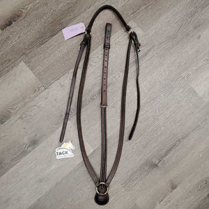 Braided Breastplate *xc, older, mnr dirt, rubs & faded spots, xholes