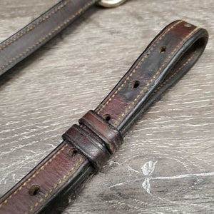 Braided Breastplate *xc, older, mnr dirt, rubs & faded spots, xholes