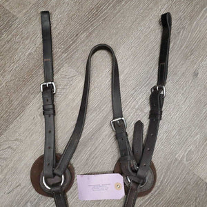 Thick Soft Leather & Elastic Breastplate, Wither Bridge, 2 Foam Ring Covers *gc, dirty, xholes, older, rubs, creases