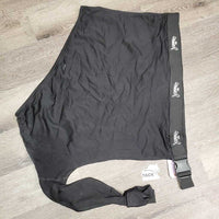 Lycra Shoulder Guard, plastic buckle *gc, clean, v.rubbed & pilly, hair
