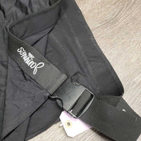 Lycra Shoulder Guard, plastic buckle *gc, clean, v.rubbed & pilly, hair
