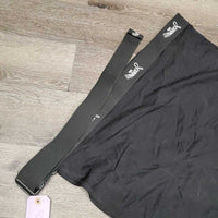 Lycra Shoulder Guard, plastic buckle *gc, clean, v.rubbed & pilly, hair
