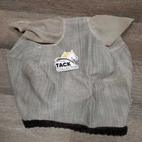 Fly Mask, ears *gc, dingy, sm holes, snags, clumpy, mnr hair, dirt, clumpy

