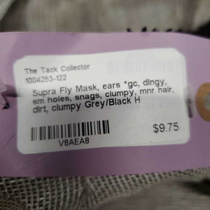 Fly Mask, ears *gc, dingy, sm holes, snags, clumpy, mnr hair, dirt, clumpy