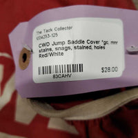 Jump Saddle Cover *gc, mnr stains, snags, stained, holes
