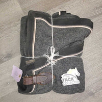 Hvy Wool Cooler, "Lange", tail *gc, stains, mnr hair, rubs, pills, faded