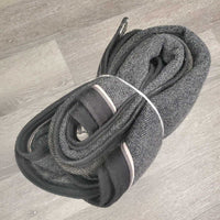 Hvy Wool Cooler, "Lange", tail *gc, stains, mnr hair, rubs, pills, faded