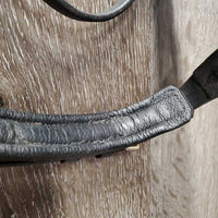 Rsd/Padded Bridle, Plain Reins, Bling, Buckles *gc, clean, NO flash, missing bling, mnr residue, tight keepers

