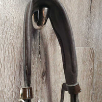 "Week Monday" FS Rsd Padded Monocrown Bridle, Soft Smooth Rubber Reins *vgc, NO Flash, clean, mnr residue, rubs & stretched hole
